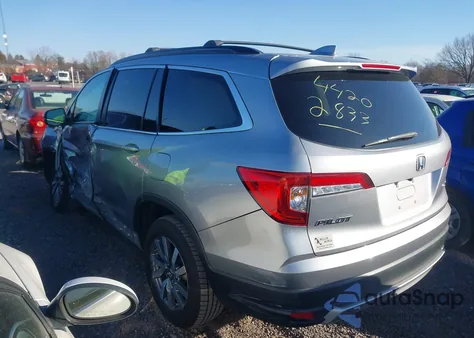 2019 Honda Pilot Ex-L z USA, uszkodzony, nr VIN 5FNYF6H54KB096854